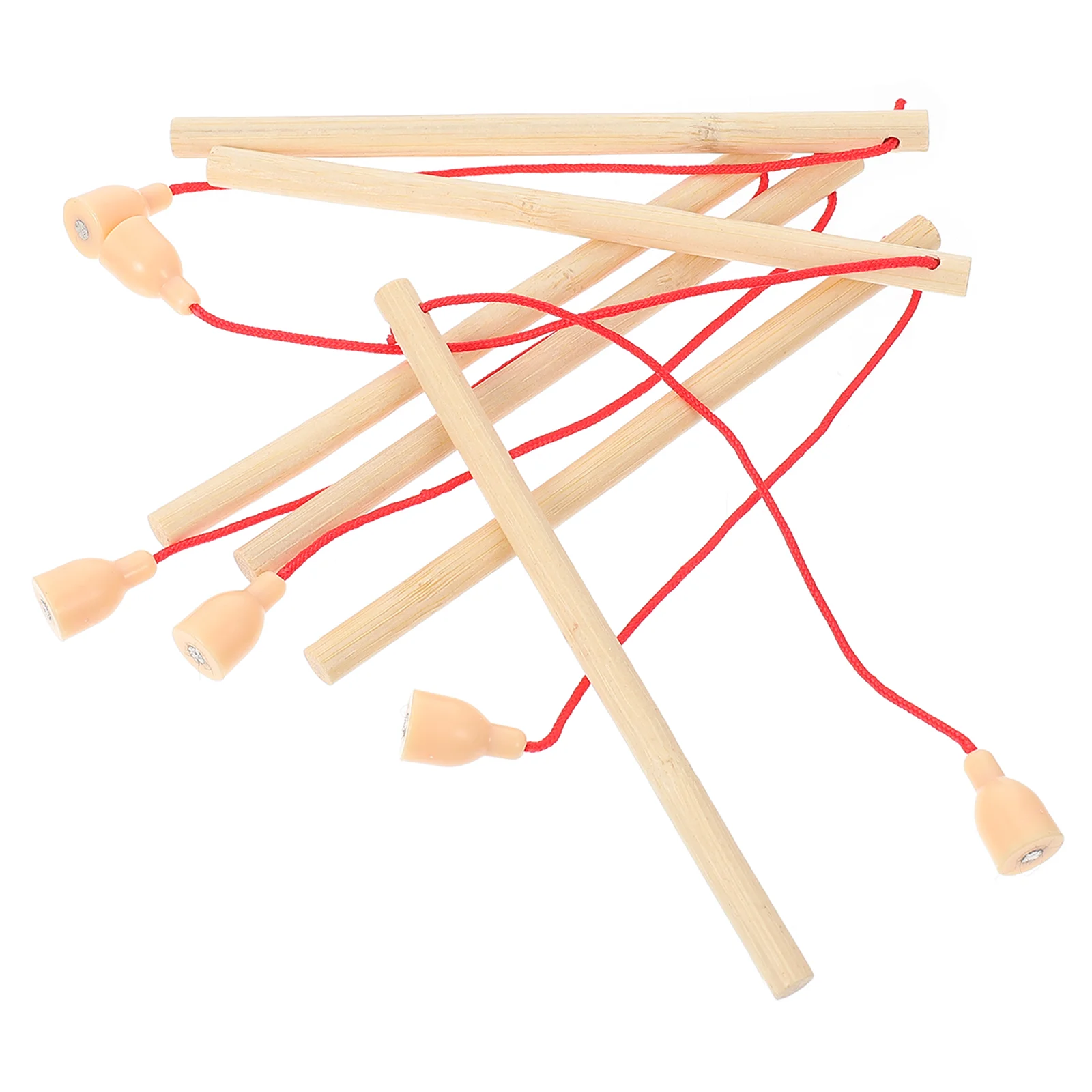 

Joystick Kindergarten Kids Fishing Game Interesting Toy Wood Rod Educational Pole