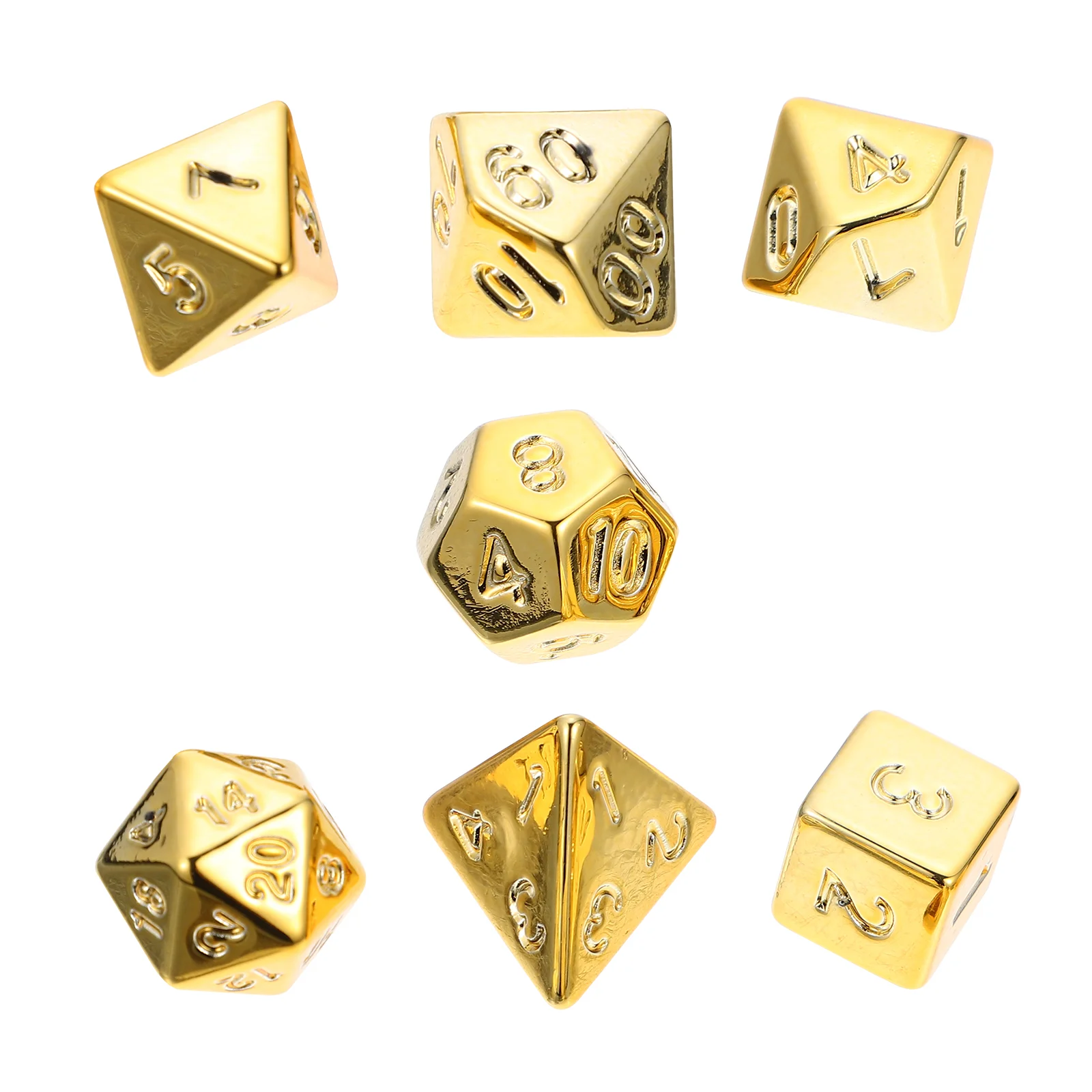 

1 Set of Game Dice Party Irregular Board Game Props Acrylic Dice Plaything