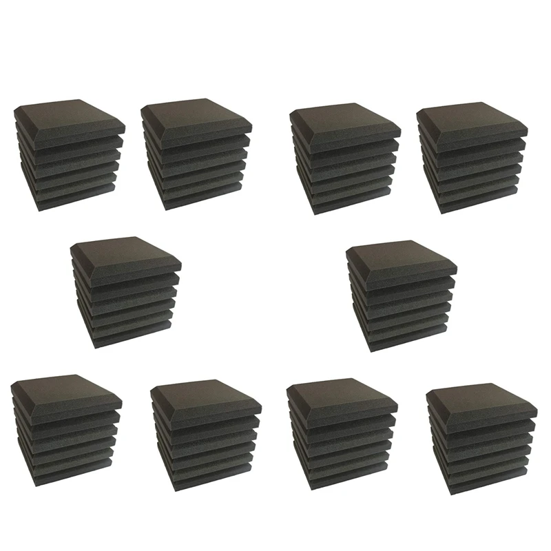 

60 шт., звукоизоляционные панели для потолочной плитки, 25X25X5 см