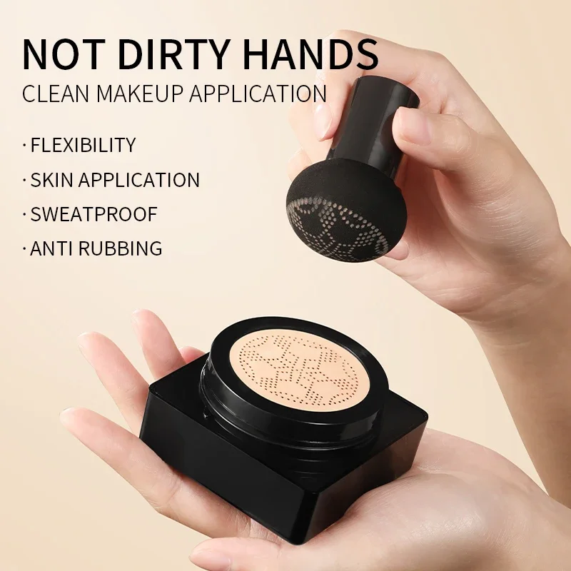 BB крем с грибовидной головкой воздушная подушка для пудры увлажнение