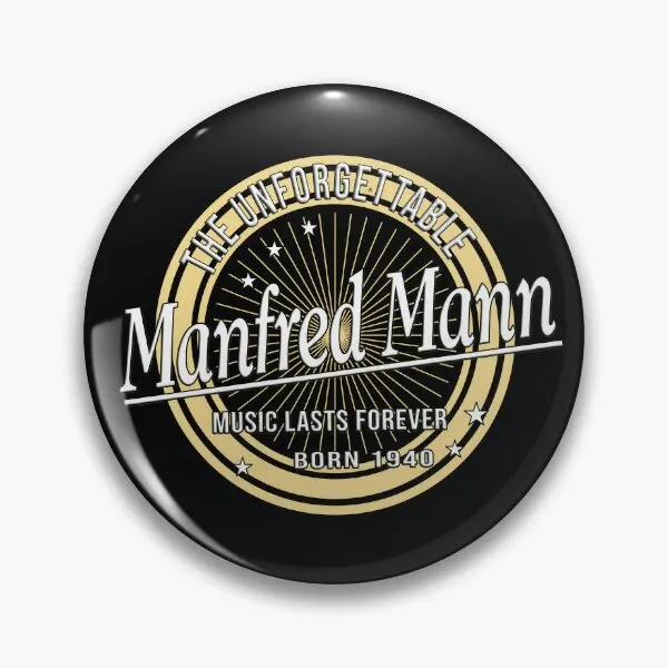 Манфред манманн Рожденный 1940 музыка D36 мягкая Кнопка булавка значок брошь