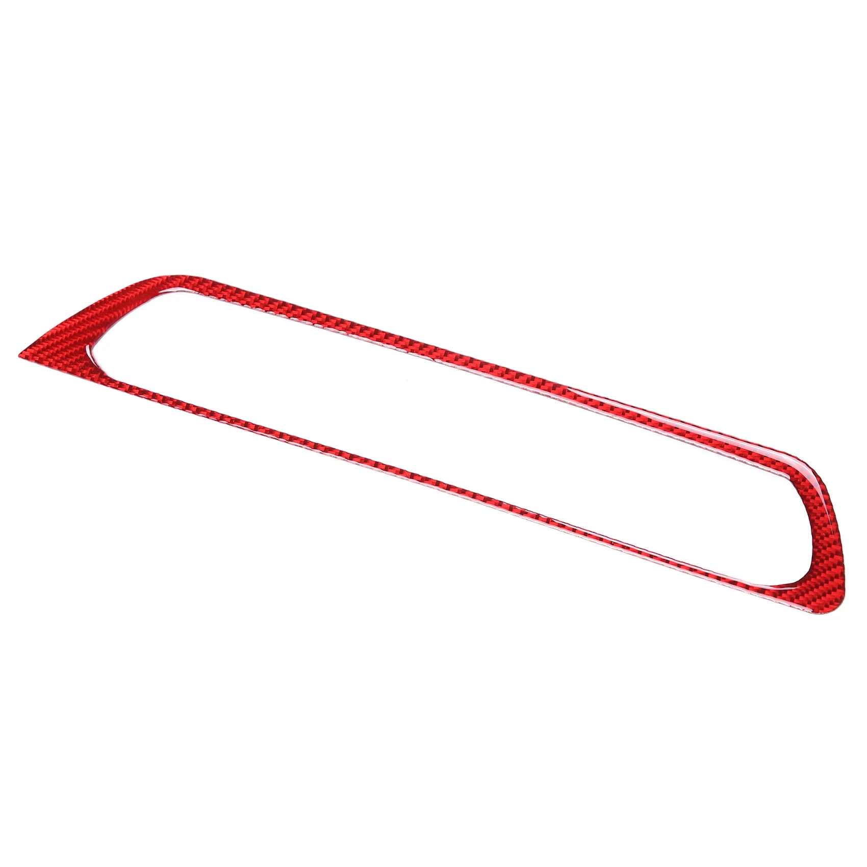 

Автомобильная мягкая углеволоконная Центральная Регулировка управления CD ручка панель Крышка отделка наклейки для-BMW Z4 G29 2017-2020 красный