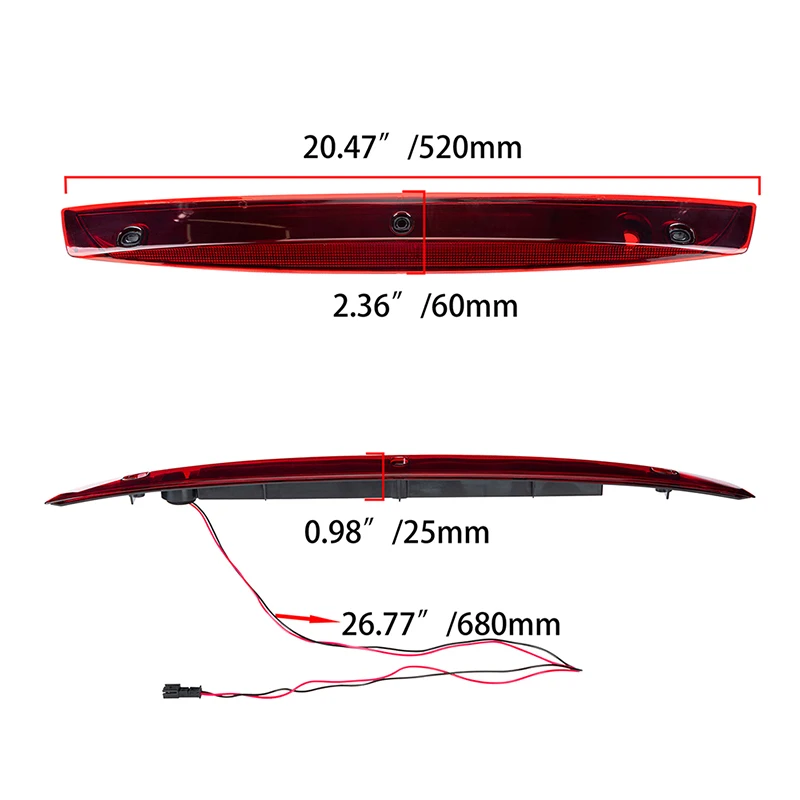 Mercedes V Class Vito Viano W639 Задний стоп-сигнал Дополнительные стоп-сигналы для моделей