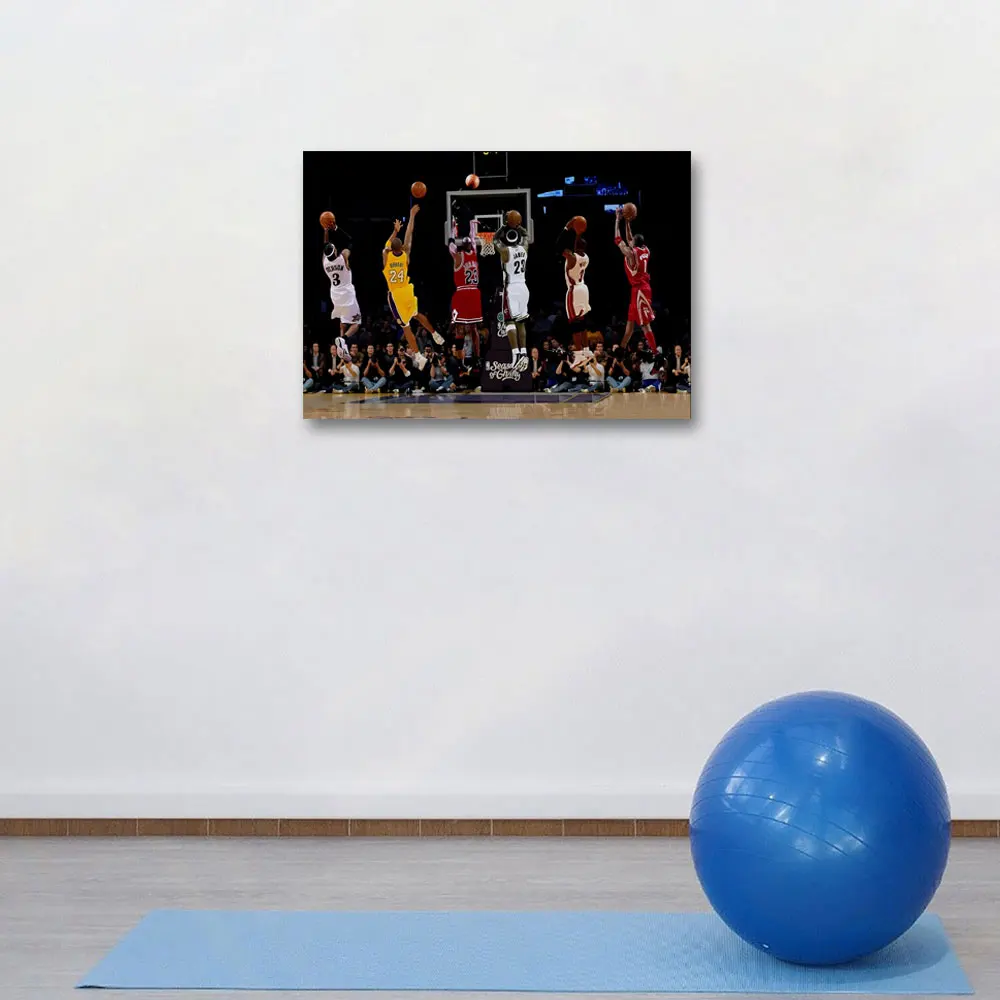 Картина на холсте с изображением баскетбольной звезды