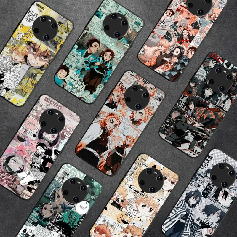 

Kimetsu No Yaiba Demon Slayer Anime Phone Case For Huawei Y9 6 7 5 Prime Enjoy 7s 7 8 plus 7a 9e 9plus 8E Lite Psmart Shell