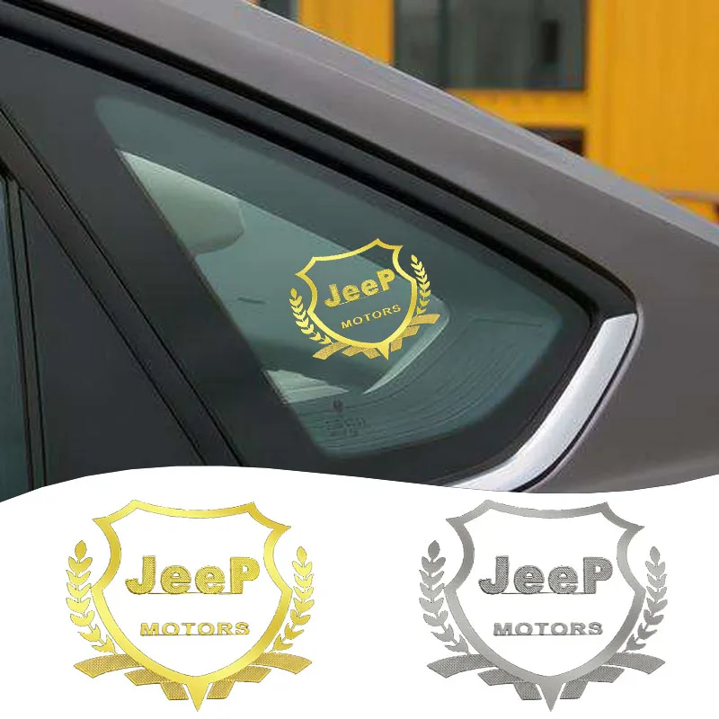 

1PC Car Triangle Window Glass Stickers Decal For JEEPs Grand Cherokee WJ WK WK2 KJ KK Compass libertad Wrangler TJ JK de 2 4