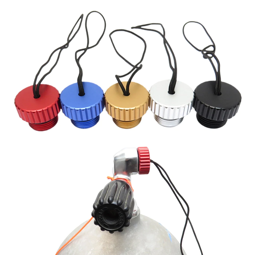 Пылезащитная алюминиевая Заглушка с резьбой для клапана бака дайвинга