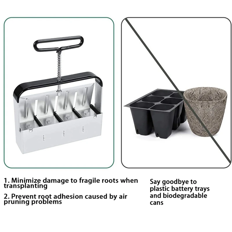 Ручные блокираторы почвы с кловом садовые инструменты для посева инструмент