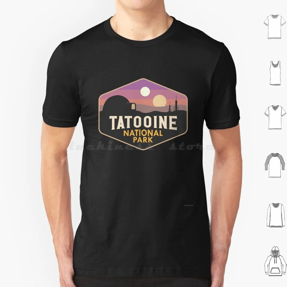 Футболка Tatooine с Национальным парком для мужчин, женщин и детей, 6Xl, ТАТУИН, галактика, научная фантастика, национальный парк Kashyyyk, мустафар, Набу, яку, Камино