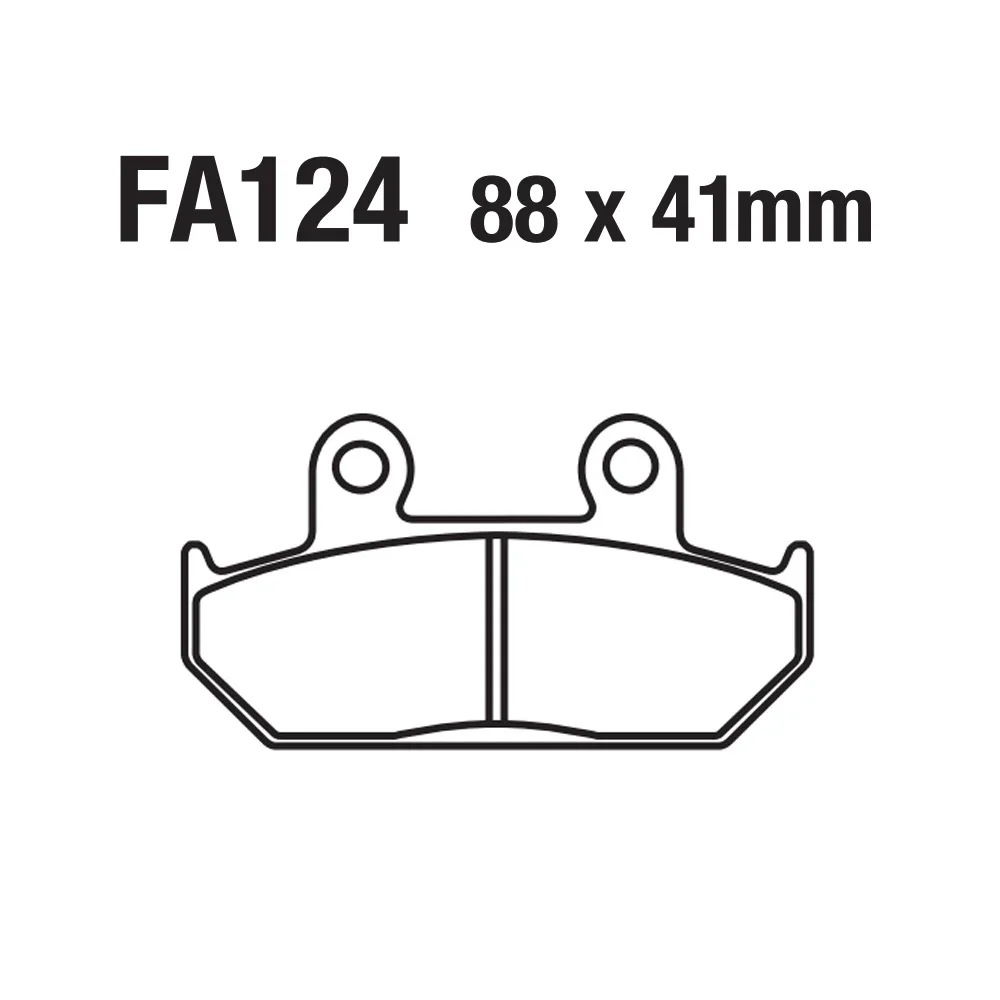 Мотоциклетные дисковые тормозные колодки USERX для FA124 HONDA RS125 RS250 CBR750 VFR750 CBR1000 CAGIVA CANYON 500 600 E750 900 (art.: 3920d1cdba1db) - 3920d1cdba1db