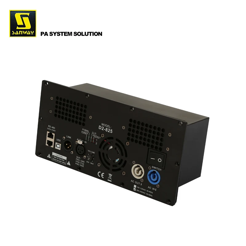 

D2-825 800W 2 Way Speaker Active Plate Amplifier Module Class D