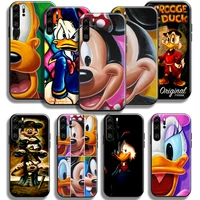 don donald fauntleroy duck mickey phone case for huawei p50 p40 p30 p20 pro lite 5g case for huawei p smart z 2021 soft black