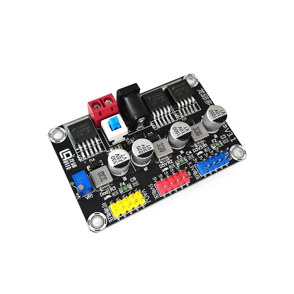 

DC 3.3V DC 5V Adjustable Voltage Regulator Power Supply Module LM2596/XL2596S Chip Electric Racing Intelligent Car Test Power