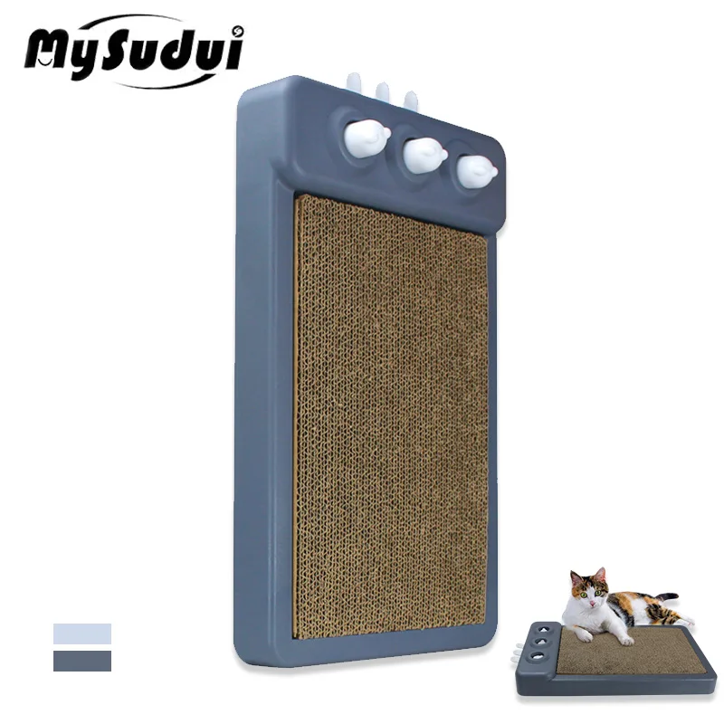 

MySudui гофрированная Когтеточка для кошек устойчивая к царапинам 2 в 1 Функциональная игрушка для кошек износостойкая Когтеточка для кошек