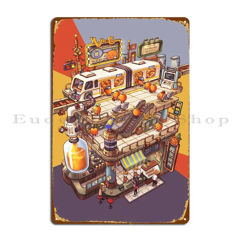 

Оранжевый Экспресс металлический знаки для гаража Club Вечерние гараж настроить жестяной знак постер