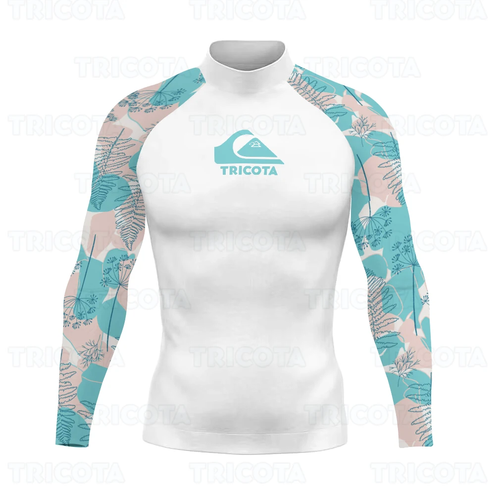 

Surfing T-shirts Men Rash Guard Diving Swimsuit Long Sleeve UV Protection Upf 50+ Surfing Clothing Beachwear Rashguards Swimwear