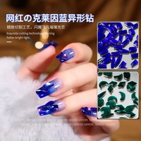 100pcs mix rhinestone crystal ab charm luxury nail art flatback gems mix shape crystal nail diamond glass rhinestones nail gems