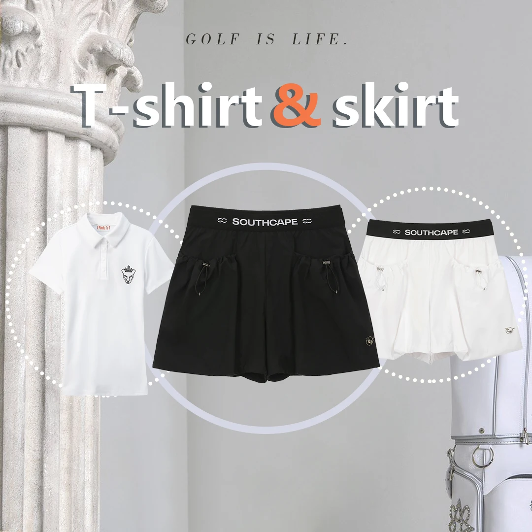 

Южная накидка, новые южнокорейские женские летние спортивные универсальные облегающие повседневные шорты для гольфа с высокой талией и эл...