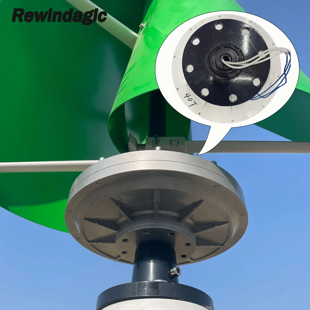 Низкоскоростной 10 кВт 20 24 В 48 96 в 220 неутопленный редкоземельный постоянный