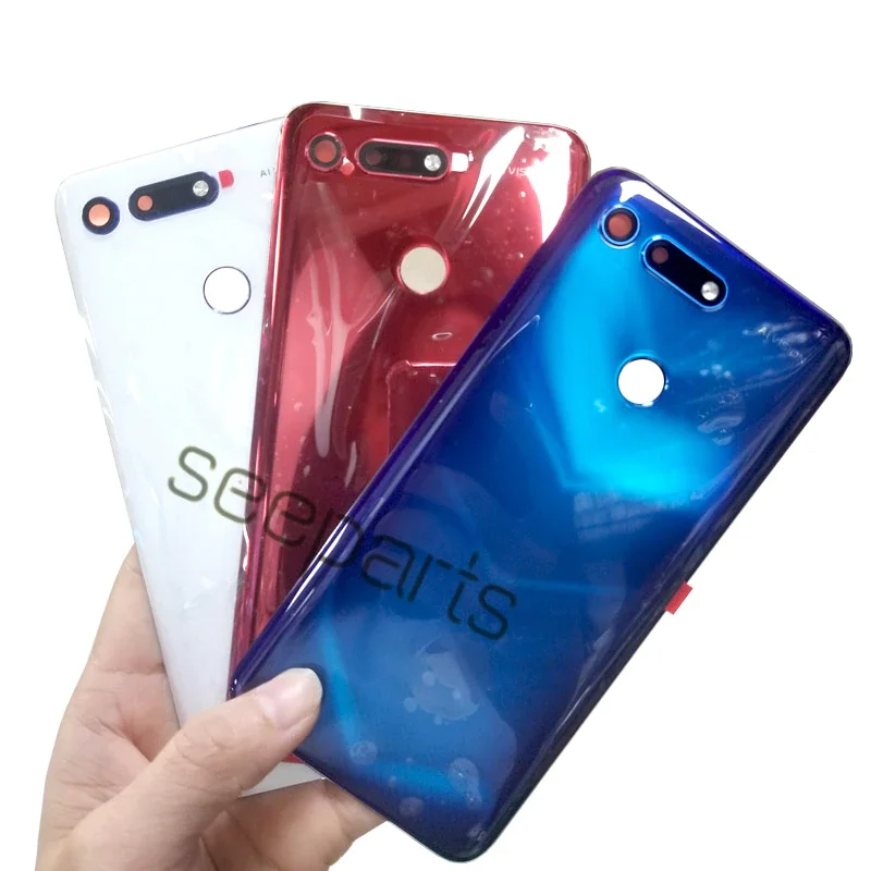 Новая задняя крышка 6 4 дюйма для Huawei Honor View 20 батарейного отсека задний корпус V20