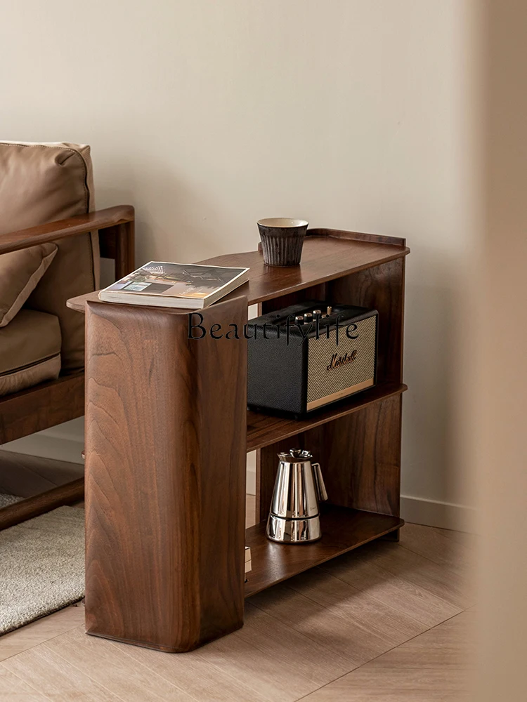 Столик Yuner черный ореховый