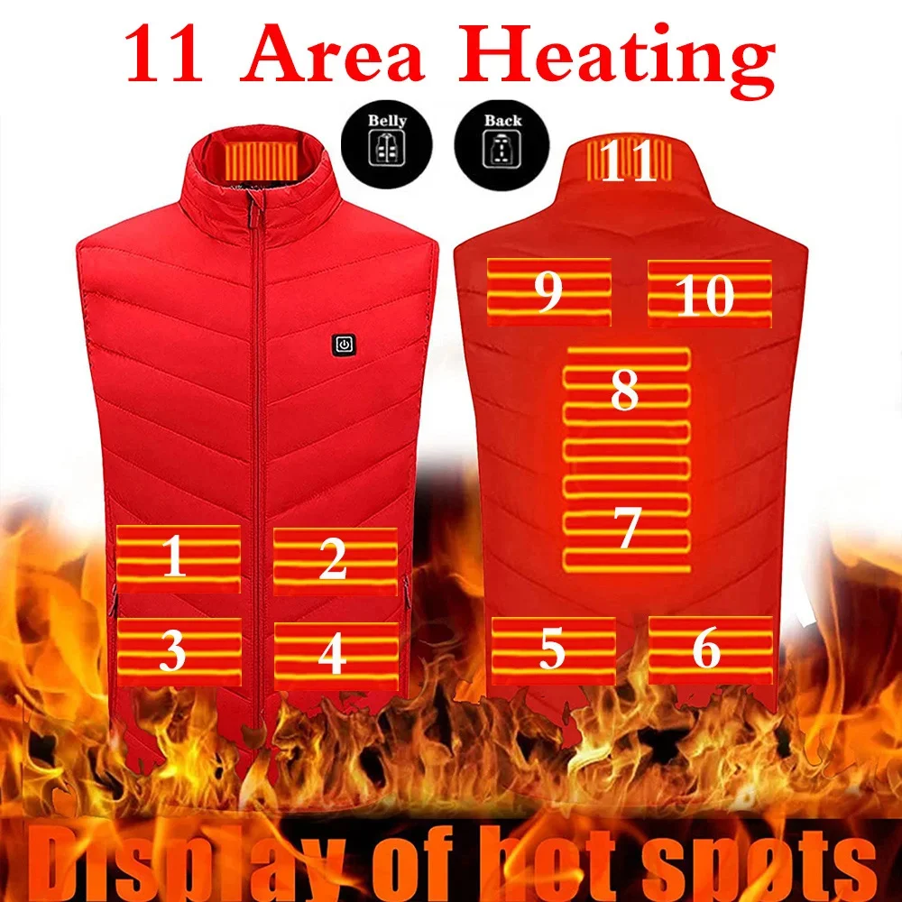 

Куртка с подогревом, модное мужское пальто, умная теплая зимняя куртка с подогревом и электроподогревом USB, большие размеры