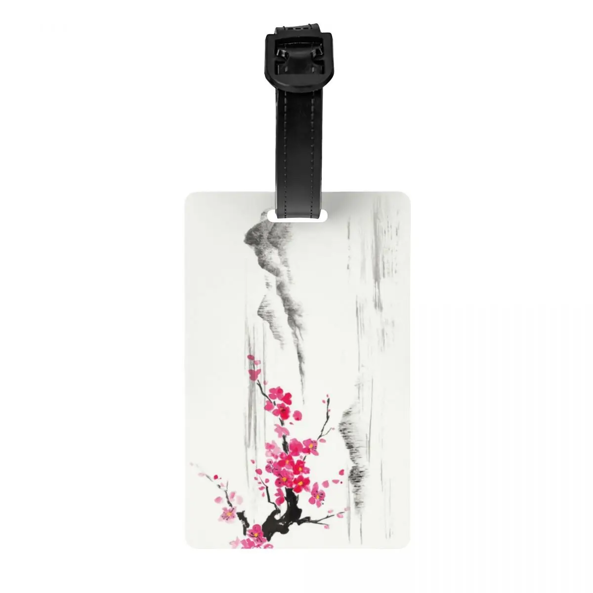 

Sakura Tree Cherry Blossom Luggage Tags for Suitcases Funny Japanese Flower Baggage Tags Privacy Cover Name ID Card