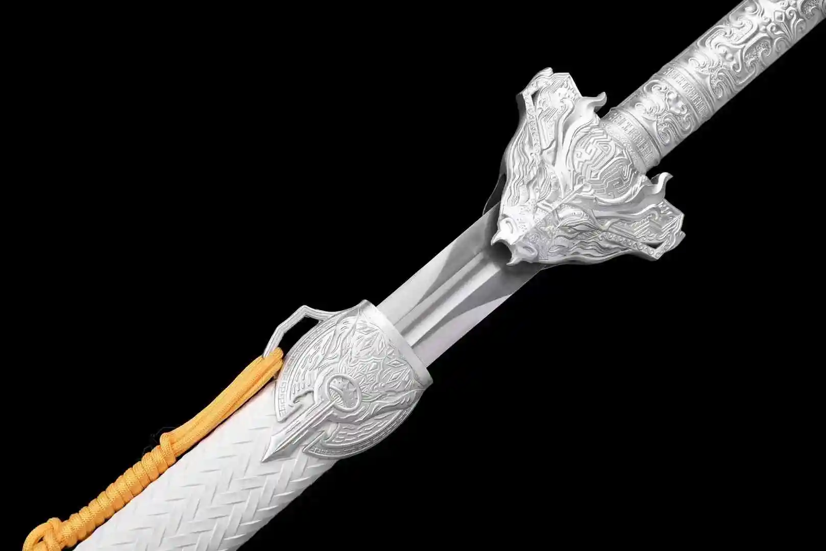 Давидной китайский боевой меч чернильного дракона кунг-фу настоящий