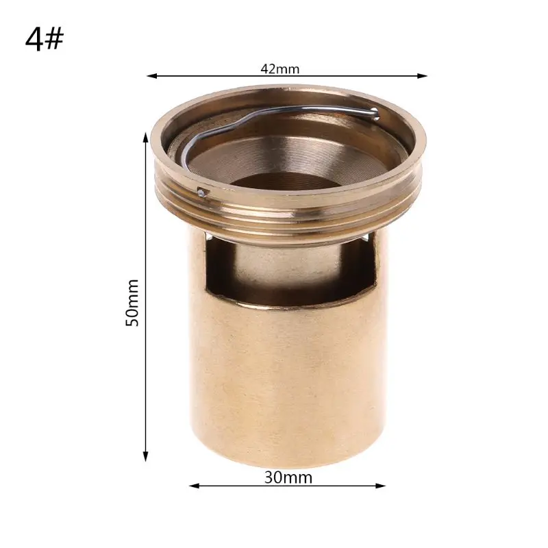

Brass Floor Drain Deodorant Valve Odor-resistant Drain Core Bathroom Accessories