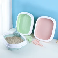 cat and pet supplies large removable litter basin with shovel delivery semi enclosed splash proof odor reducing cat toilet