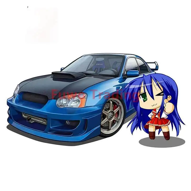 

Fuwo Trading Car Sticke for ILLEGALSTREET X ANIME Window Fine Decal Sunscreen Car Sticker Anime Car Accessories Decoration PVC