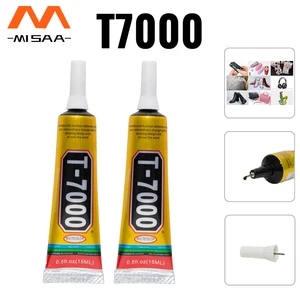 T-7000 Black Contact Adhesive LCD Display Frame Mobile Phone Screen With Tip Bonding Glass Repair Glue Multi-purpose Super Glue