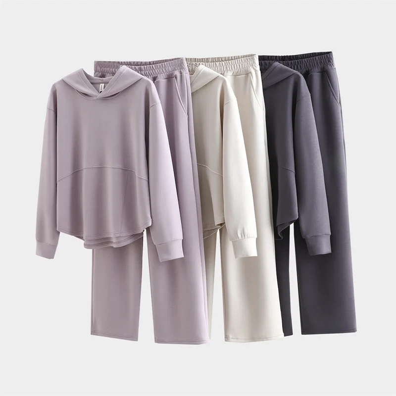 Толстовка с капюшоном из жидкого аммиака и хлопка повседневный костюм новинка