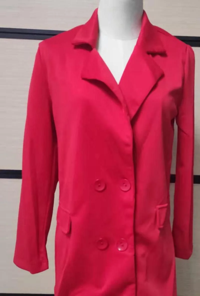 Fashion Single Button Office Blazer Woman Solid Colors Commute Business Suits 2023 Spring Autumn Formal Suits for Women Blazers