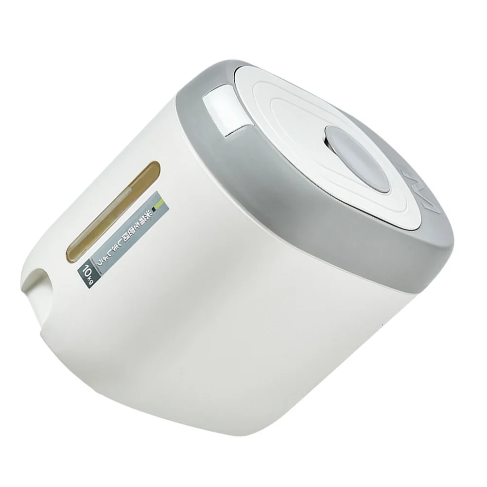 

20 Catties Rice Storage Box Dog Plastic Food Holder Container Sealed Grain Bucket Plastic Lid Household Flour Cereals