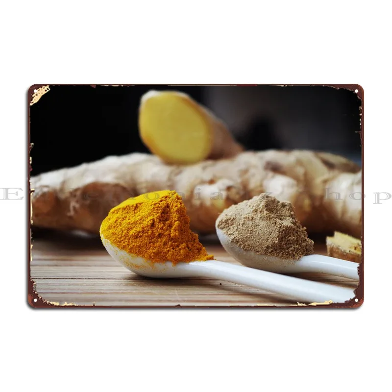 

Имбирная специя металлический знак Печать паб дизайн клуба оловянный знак плакат