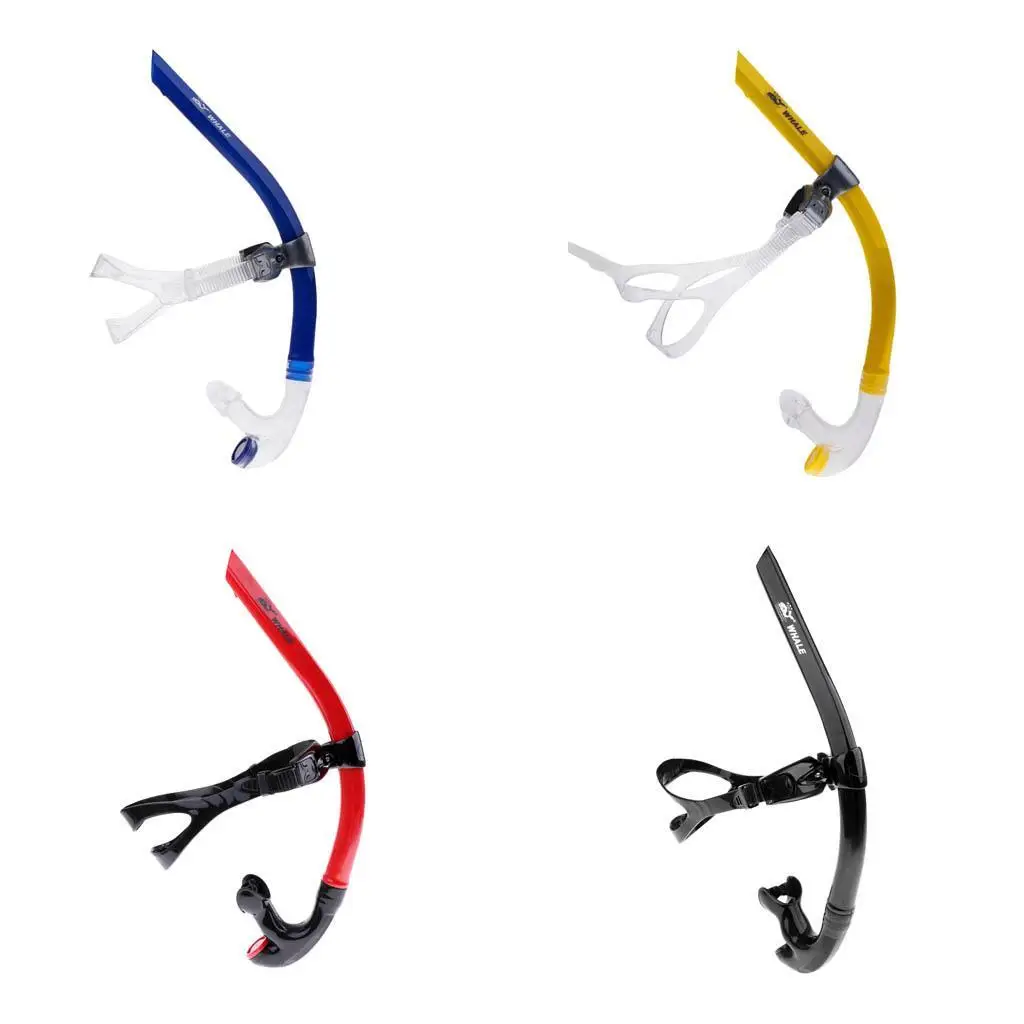 

Diving Swimming Adjust Silicone Center Snorkel Breathing Tube Holder Blue