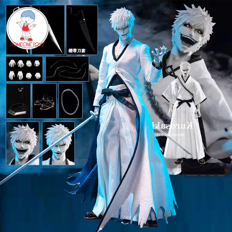 

Фонарик 1/6 белый лорд пустотный белый Ichigo двухсторонняя резьба Модель 12 дюймов полный комплект Мужская экшн-фигурка модель фонарик подарок
