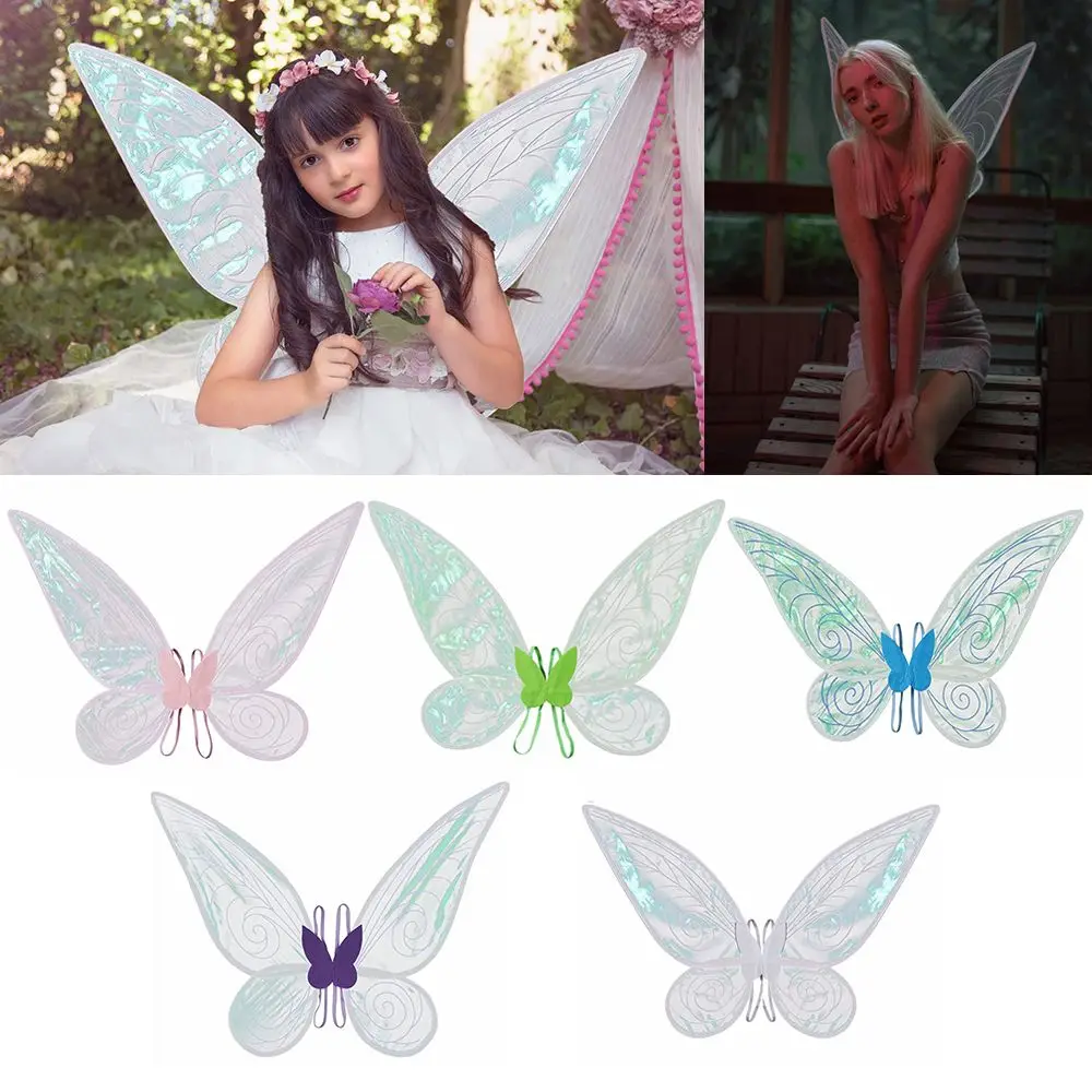 

Butterfly Fairy Wings Costume Women Girls Sparkle Princess Angel Wing for Halloween Party Favor Cosplay Costume Dress Up Props