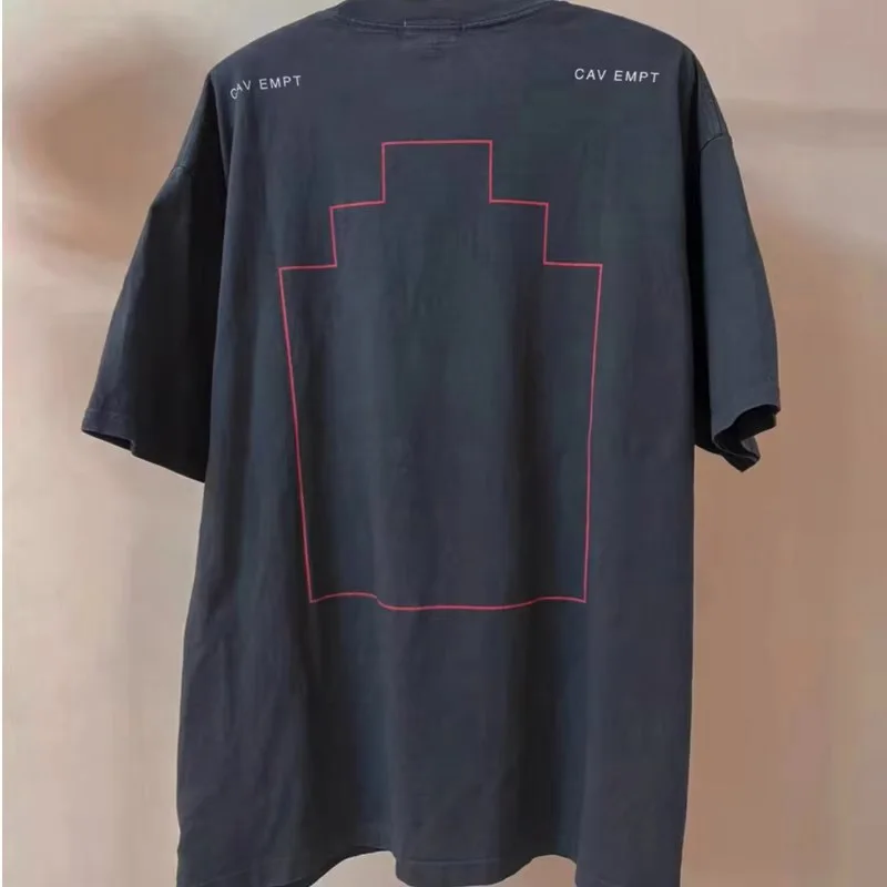 Японские трендовые футболки CAV EMPT с короткими рукавами лето 2025 г. модные