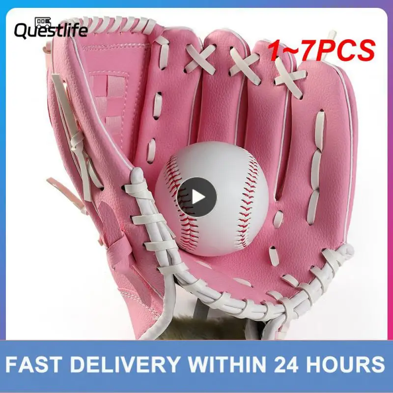 

1~7PCS Outdoor Sport Baseball Glove Softball Practice Equipment Size 9.5/10.5/11.5/12.5 Left Hand For Kids/Adults Man Woman