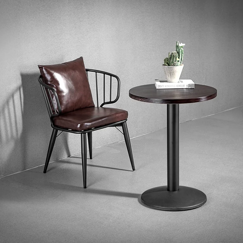 

Стул обеденный в стиле ретро для отдыха, удобное нескользящее сиденье для кофейни, бара, Бытовая Гостиная, скандинавский мягкий мешок, железная скамейка для творчества