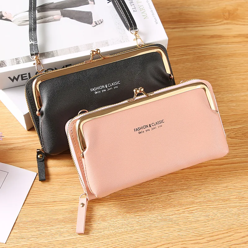 

Luxury Women's Handbags Pu Leather Bag For Woman 2022 Female Clutch Phone Bags Women Business Card Holder Wallet Shoulder Bag