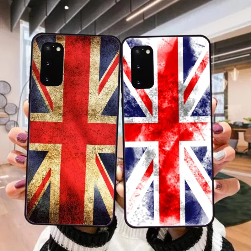 

British Uk Union Flag Phone Case for Realme GT 2 9i 8i 7i Pro X50 X2 C35 C21 C20 C11 C3 Black Soft Phone Cover Funda