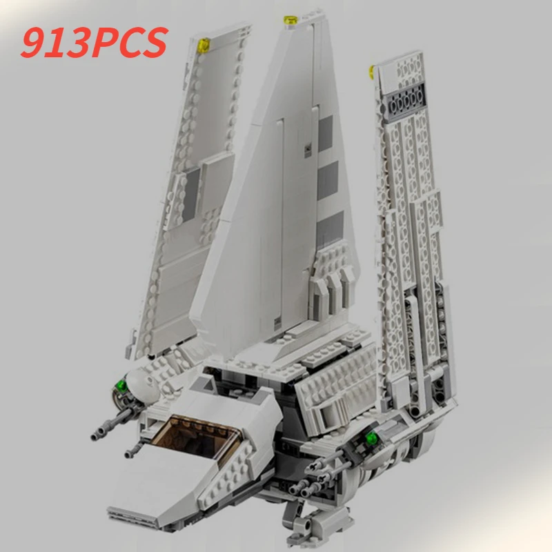 

MOC High-Tech Space Shuttle 75094-1 Imperial Shuttle Tydirium Building Blocks Set Airplane Model Bricks Toys For Children Gifts