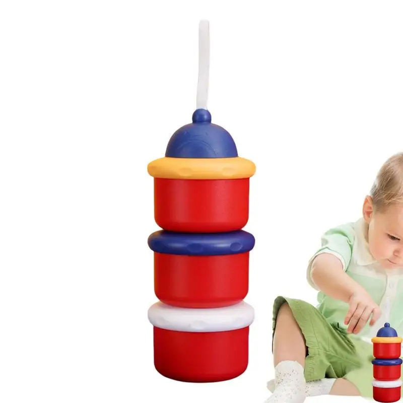 

Диспенсер для детского молока и порошка, трехслойный контейнер для детского питания, герметичный контейнер для детского питания для путеше...