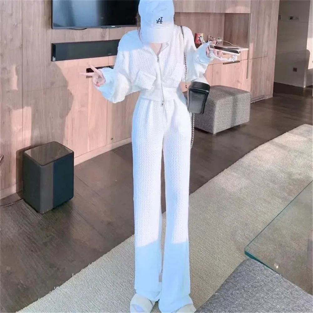 Модная одежда для бега женщин комплекты из брюк Y2k Элегантные повседневные