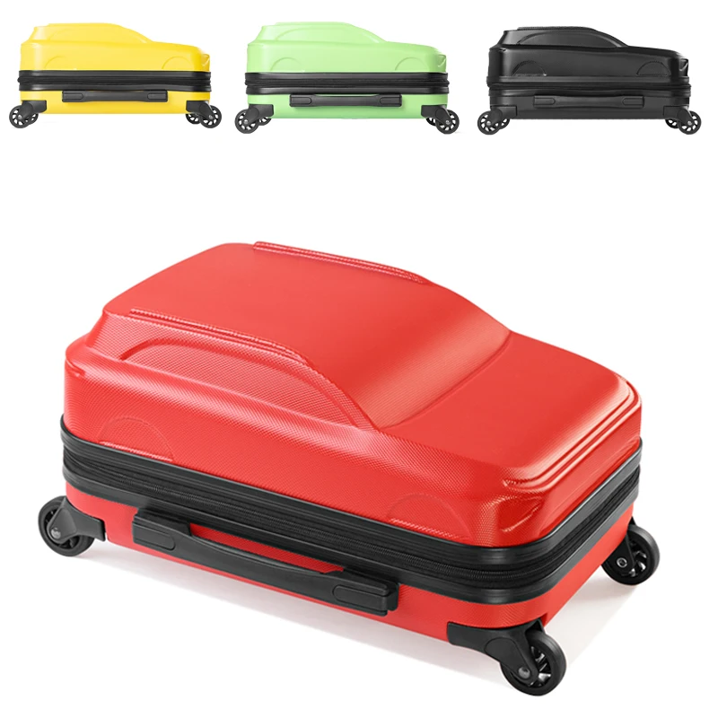 AOWEILA Portable Car Toy Box Universal Wheel Suitcase Can Be Hung Trolley Case  Small Travel Suitcase For Kids and MAN