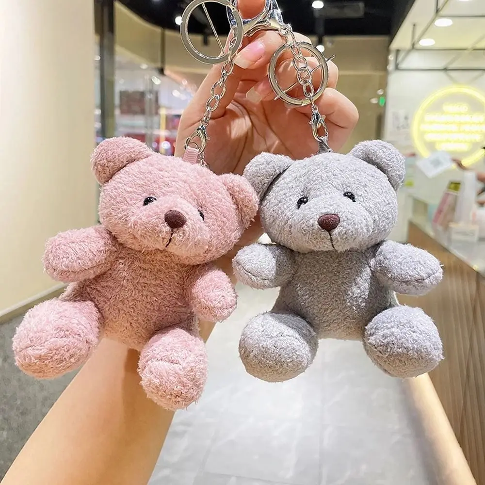 

Pendant Car Keyring Hanging Decoration Plush Keyring Bear Plush Keychain Sitting Bear Plush Doll Bear Plush Doll