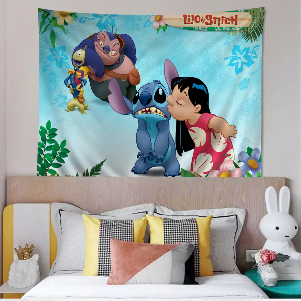 Красочный гобелен с рисунком S-стичей настенный подвесной Таро хиппи настенные